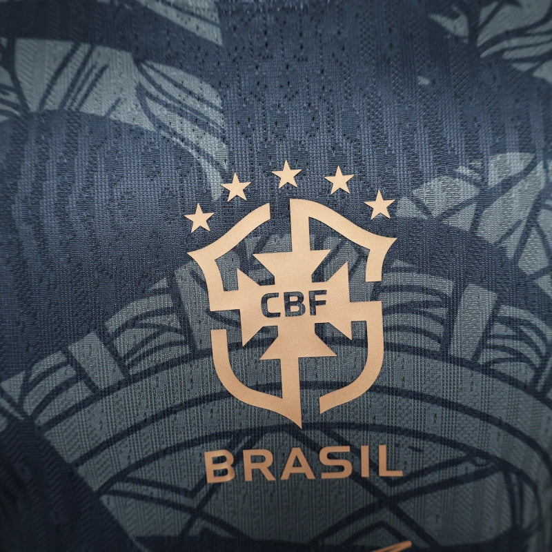 CAMISETA BRASIL EDICIÓN LIMITADA NEGRO 25/26 HOMBRE (VERSIÓN JUGADOR)